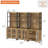 3 PCS Modern 72" Sideboard With Glass Doors And Adjustable Shelves, Multifunctional Buffet Cabinet With Storage And Open Shelves For Dining Room Or Kitchen-1171881031