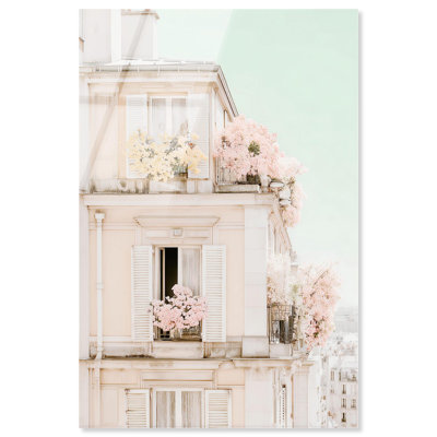«Sugared Balconies», reproduction de photo sur toile par Notoriart, prêt à accrocher, 10 x 15