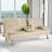 Modern 67.3” faux leather couch folding sofa bed suitable for living room and office-902518493