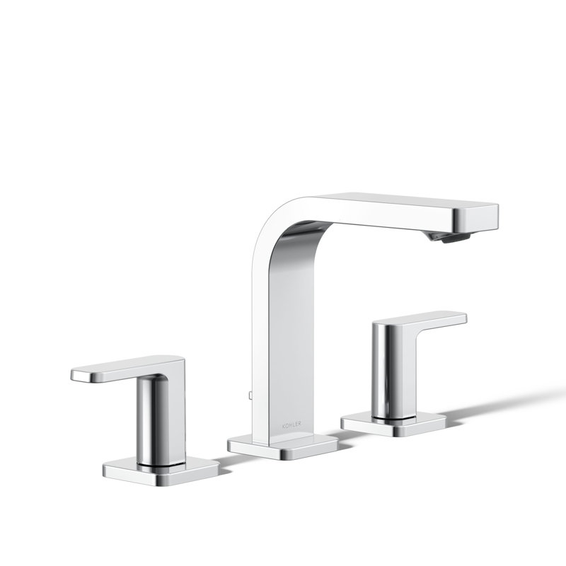 Parallel™Widespread Bathroom Faucet, 3-Hole Two Lever Handle Bathroom Sink Faucet, 1.2 GPM, Polished Chrome, 1.2 GPM