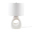 Lampe de table en cÃ©ramique blanche â€“ Voir ci-dessous