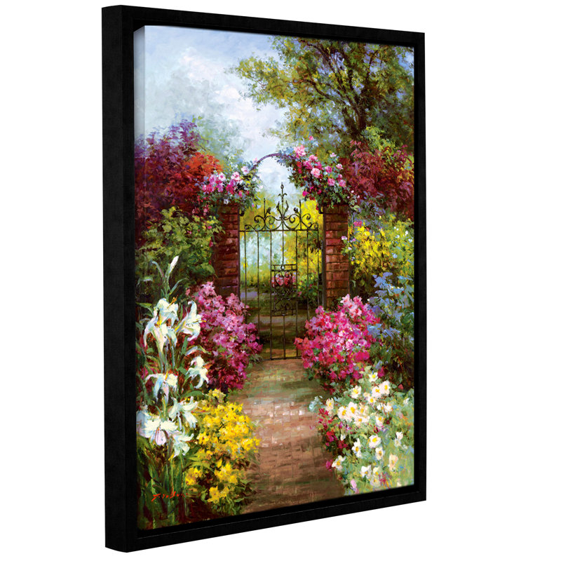 « Gateway solitude »-reproduction d’art sur toile, H 32 po x l 24 po, Cadre flottant noir