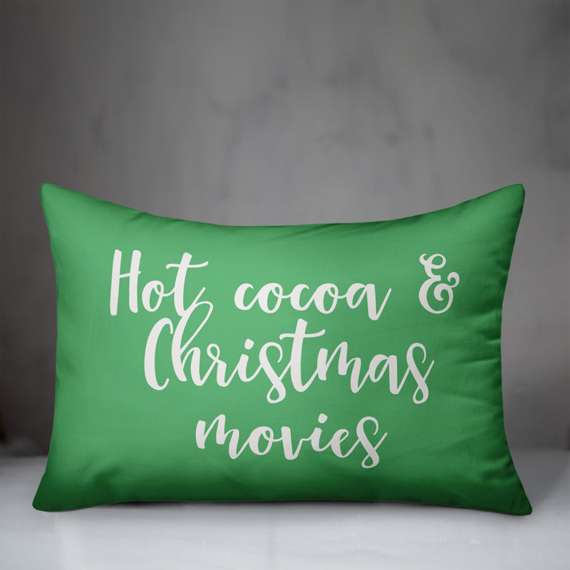Reversible Throw Pillow, Light Green