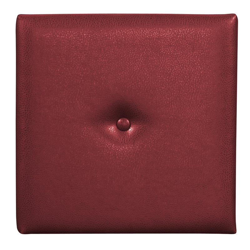 Handmade Traditional Abstract Wall Decor on Resin, Apple - Red, 16" H x 16" W x 1" D