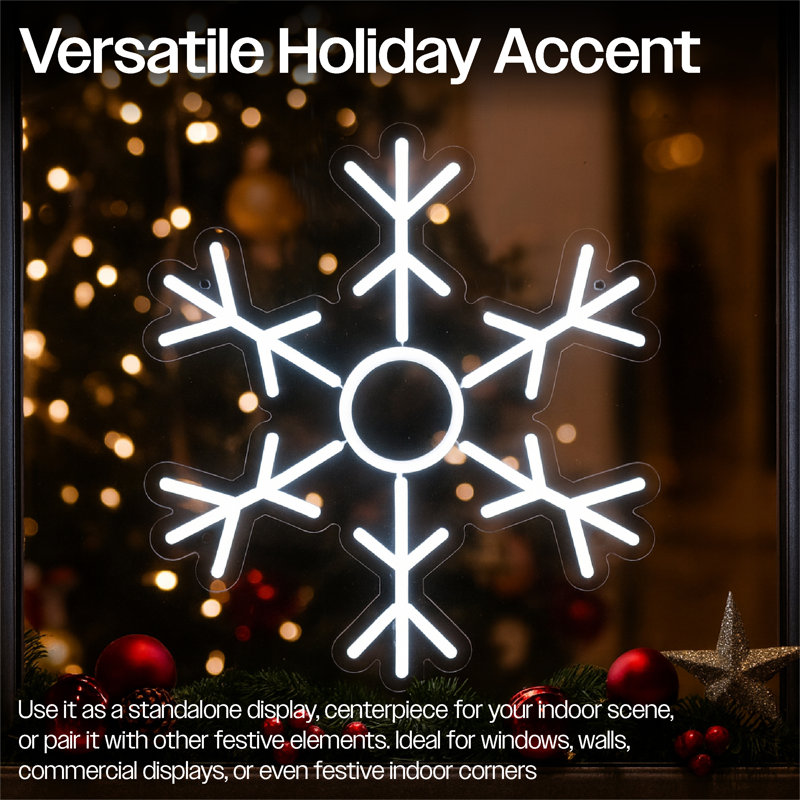 LED Lighted Window Décor