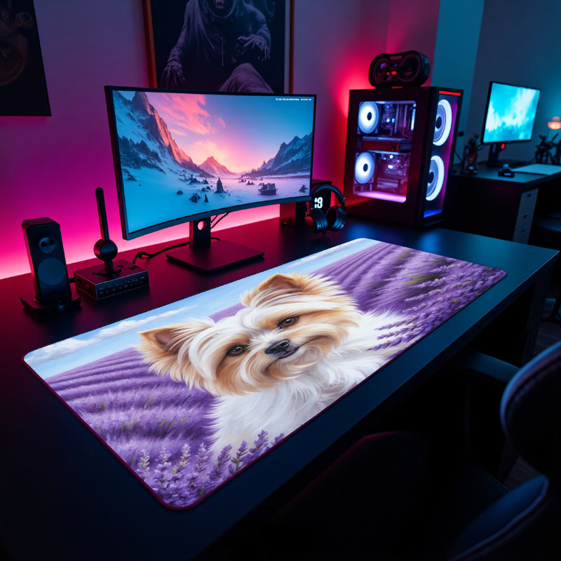 Polyester Desk Pad, 23.6x13.8