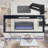 Wall Recessed Electric Fireplace With Remote, Multi-Color Flames, And LED Light Heater For Modern Homes
