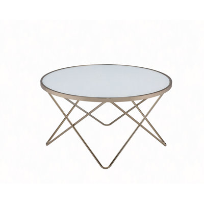 Valora Frosted Glass Top Coffee Table