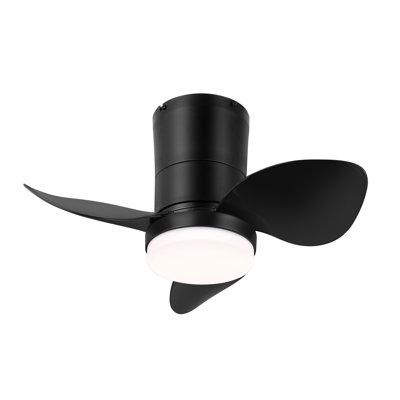 22''  3-ABS Blades Smart  indoor LED Ceiling Fan with Remote