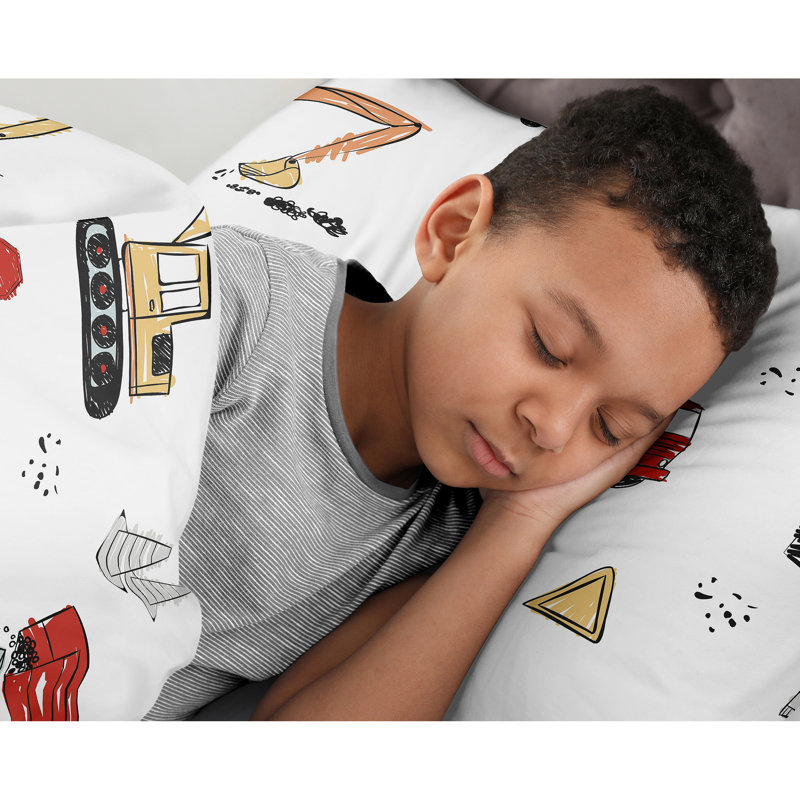 Construction Truck Comforter Set