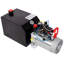 Groupe hydraulique, 47 x 18 x 18 cm, acier, 1 pièce, pompe hydraulique, noir, 12 V CC