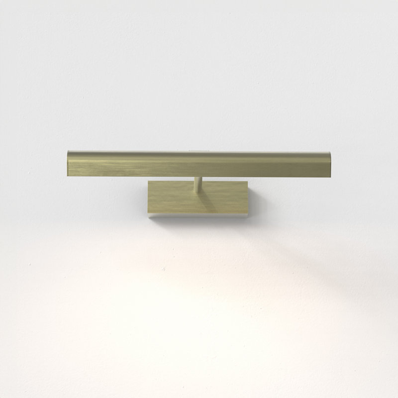 Renoir, Matt Brushed Brass, 2.36" H x 13.78" W x 10.16" D, 411 Lumens