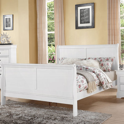 Grand lit blanc