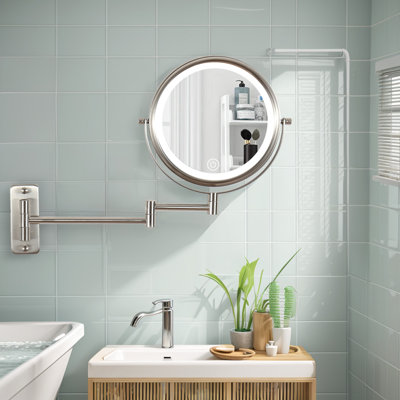 Johara Metal Round Mirror