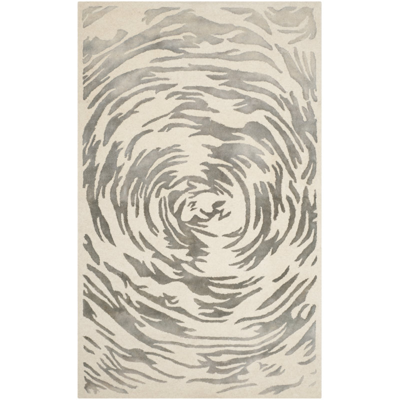 Tapis en laine touffeté à la main Jefferson, Rectangle de 6 pi x 9 pi