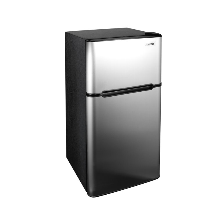 Conserv 4.5cu.ft 2 Door Mini Freestanding Refrigerator with Freezer in Black - CRF 450 B