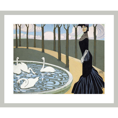 Leda par Juan Gris - impression giclée sur cadre