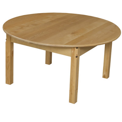 Circular Hardwood Table