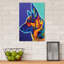 Schatze The German Shepherd by DawgArt - Print on Canvas-56678290-42157298