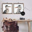 «Young Heron Birds», ensemble de 2 toiles flottantes encadrées par Roozbeh Bahramali-715140012-715140013