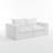2 - Piece Upholstered Beige Chenille Modular Sectional Sofa with Cushion Back– Fully Compressed, No Assembly Required-1419080478
