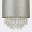26 cm H Drum Cotton Pendant Shade ( Uno )