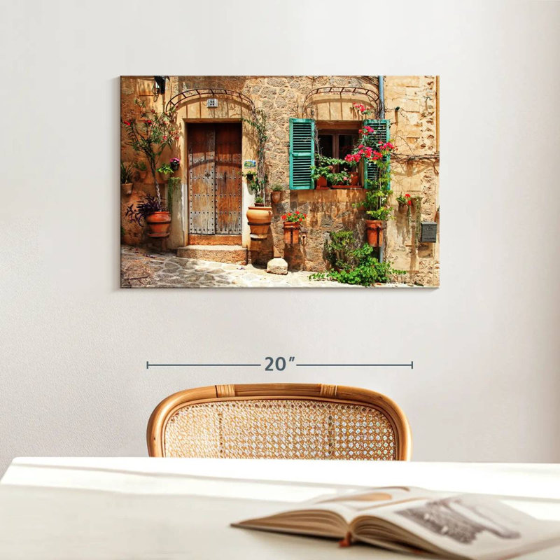 Lilie, rue charmante espagnole, H 16 po x l 24 po