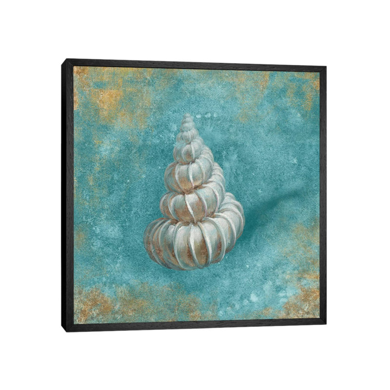 Treasures From The Sea II by Danhui Nai - Print on Canvas, Black Framed, 66.04 cm H x 66.04 cm W