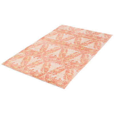 Gafton Viscose Damask Indoor Rug
