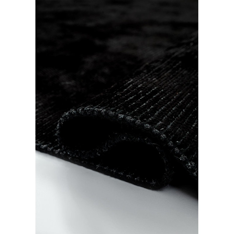 Rapture Area Rug in Black, Rectangle 6'7" x 9'10"