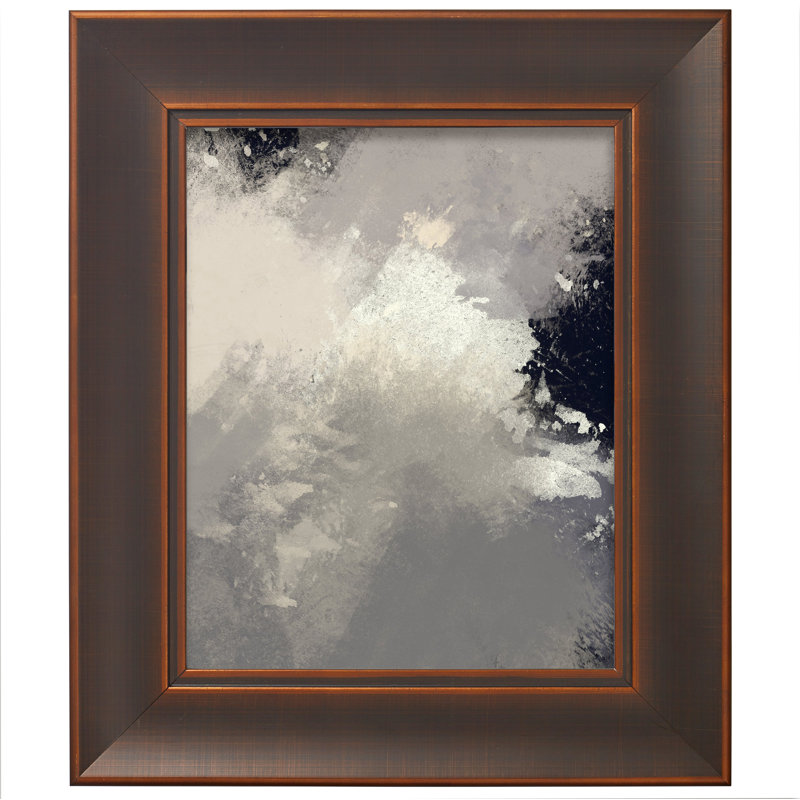 Cadre photo simple Leenora, 12 po x 36 po, Bronze antique, Acrylique