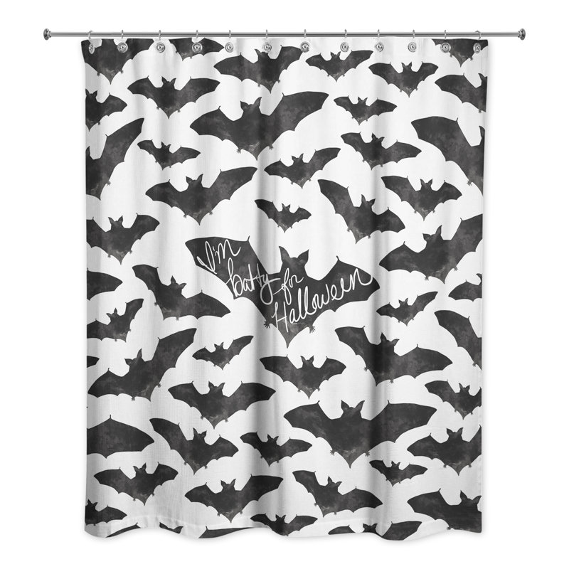 Rideau de douche I'm I'm Batty for Halloween