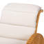 Chaise longue bali & pari Aries Natural Rattan avec coussin