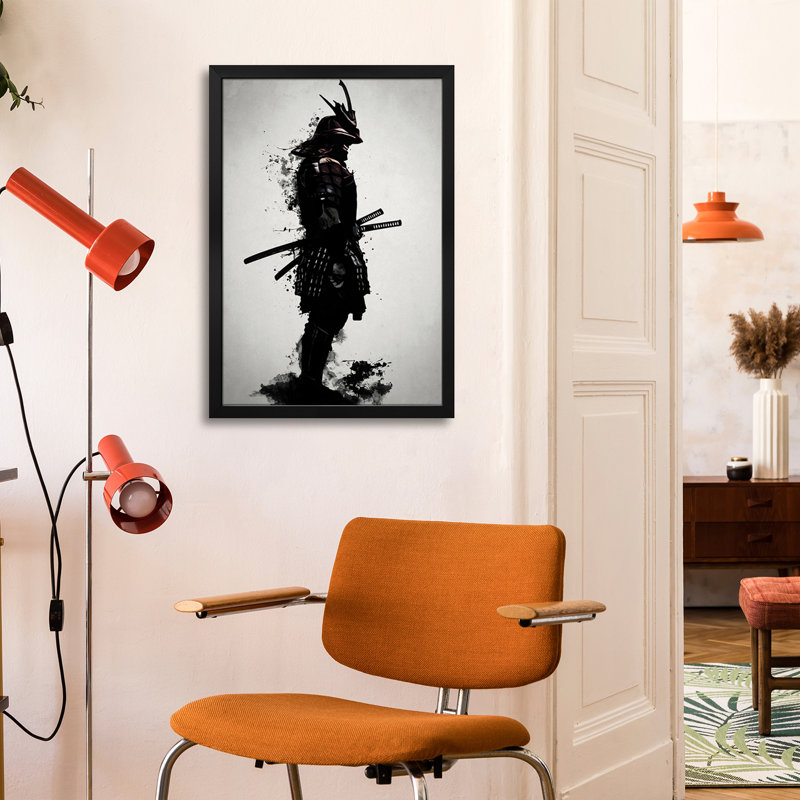Armoured Samurai, affiche encadrée de qualité supérieure par Nicklas Gustafsson, H 24 po x l 16 po