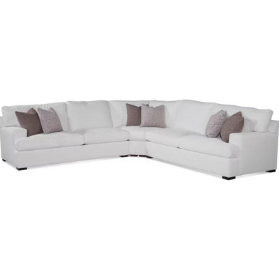 Cambria Three-Piece Wedge Sectional by Braxton Culler