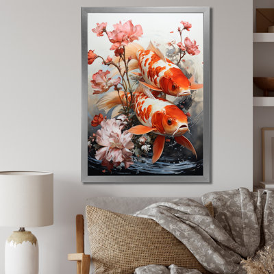 " Fishing Contemporary Koi Fish II "