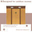 Couleur Abri de rangement en métal l 6 pi x P 4 pi-54348392