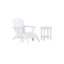 Chaise Adirondack en plastique avec repose-pieds Geoff-1551156191