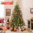 White 7' Pre-Lit Pine Christmas Tree