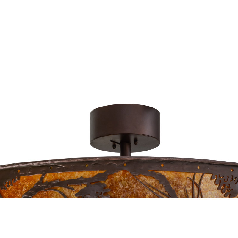 Rustic Lodge 8 - Light Chandelier, Mahogany Bronze