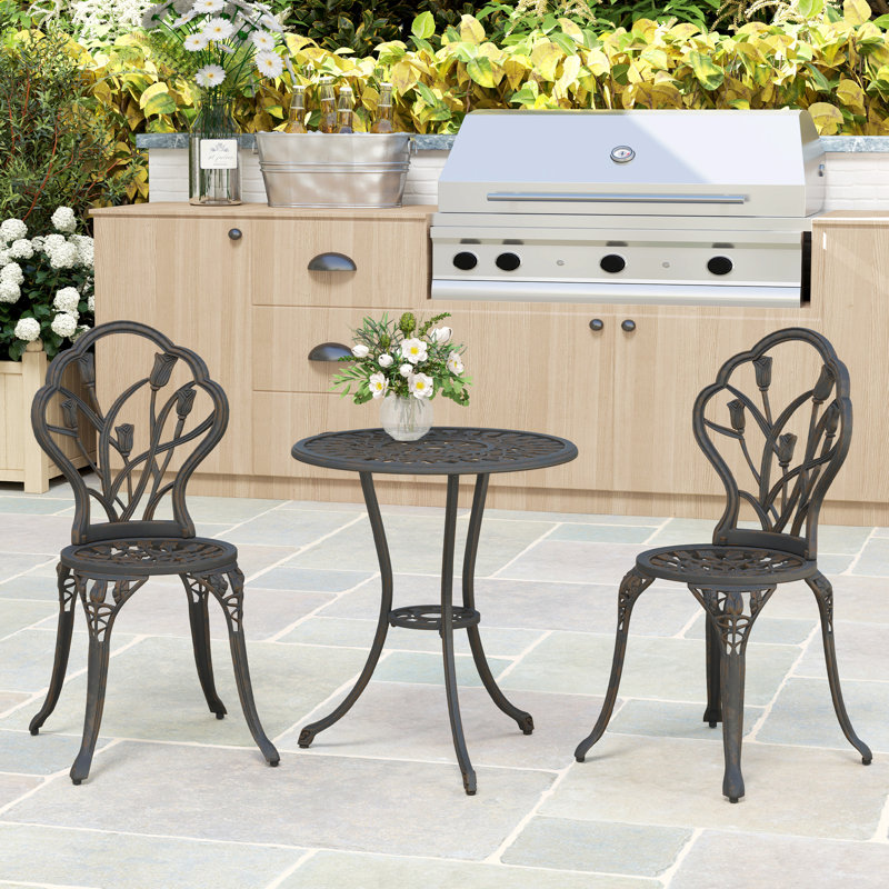 Hatolina Garden furniture set, Bronze Tone