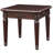 Arbaj Transitional Square End Table in Espresso