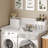 2-Titer Washer Dryer Countertop With Non-Slip Pads, Laundry Countertop with Storage Shelf-123497707