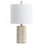 Lampe de table beige 18,5 po Ursina