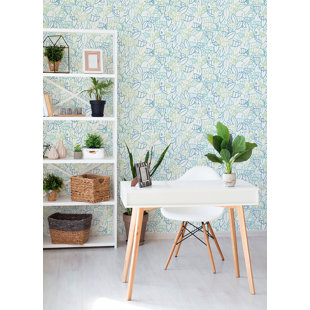 Papier peint adhésif jaune avec arrangements audacieux