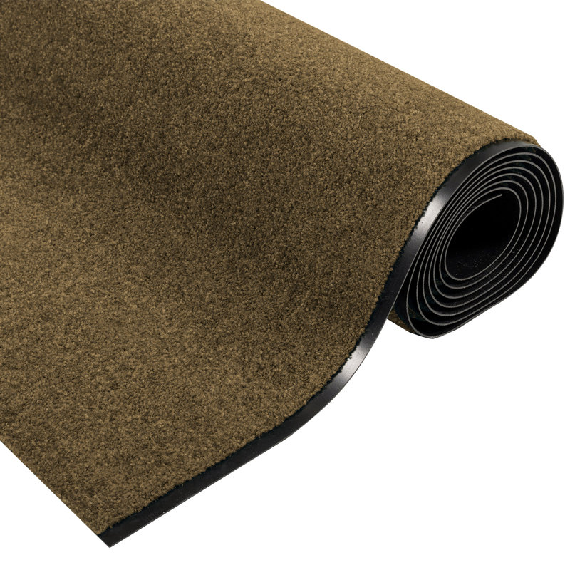 Non-Slip Indoor / Outdoor Doormat, Brown, 120 x 400 cm