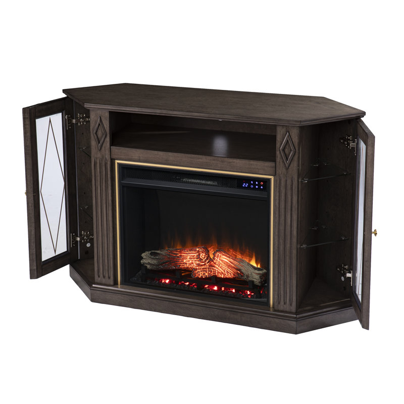 Red Barrel Studio® 47.25 " W Electric TV Stand with BTU 5100