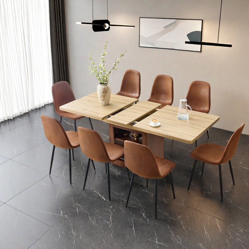 Ensembles de table de salle à manger extensible (doit inclure la table et la chaise) avec rangement