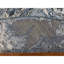 Tapis bleu en soie 8 pi 1 po x 8 pi 1 po Tyron