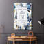 Indigo Scripture - Cavas enveloppés de galerie-1602713485